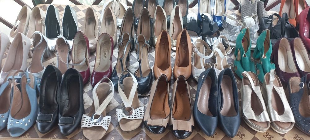 Buty damskie sandałki szpilki kozaki wszystko skóra