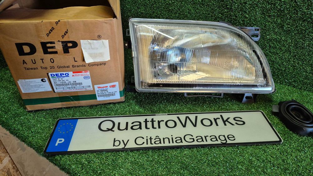 Otica Farol Direito Ford Transit 1995 a 2000 Ref. 431-1151R-LD-EM NOVO DEPO