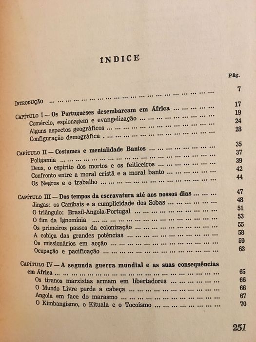 Campanhas Coloniais / Angola Chave de África