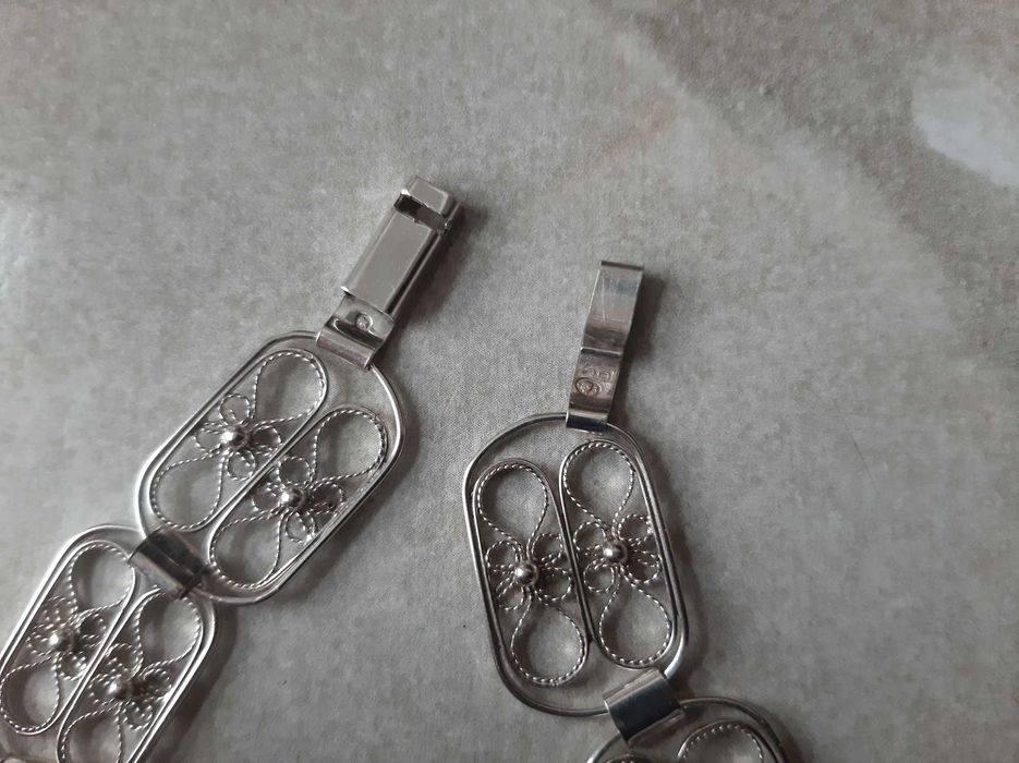 Stara bransoleta filigran. Srebro pr.3