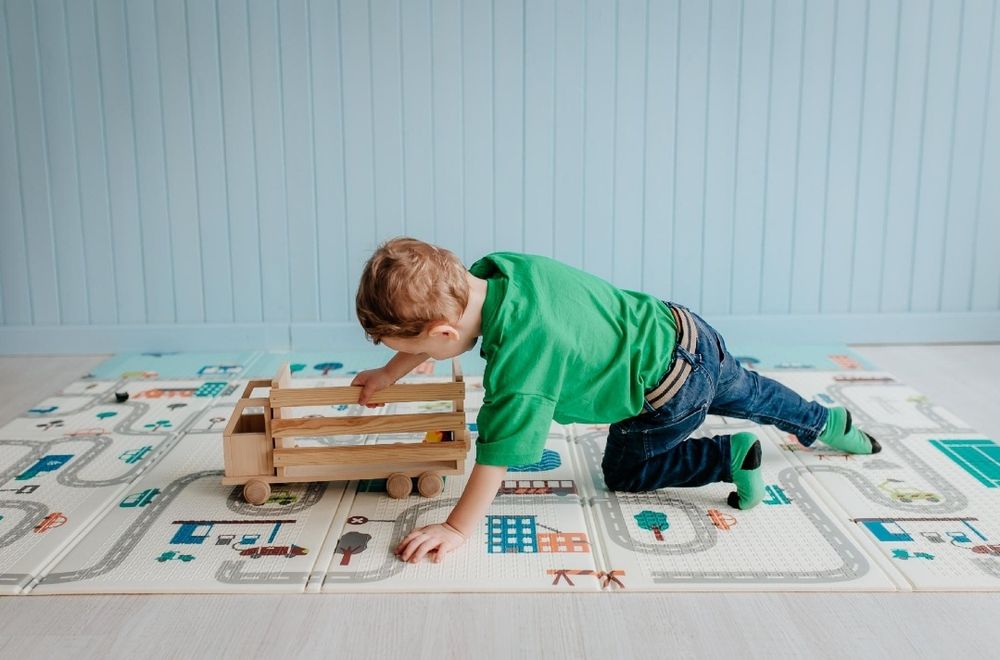 %‼️дитячий термокилим , детский термоковрик двусторонний, підлога пазл