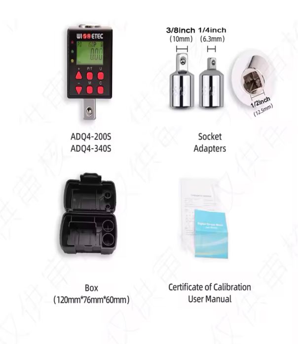 Chave dinanometrica digital alta precisão torque: 0.3-30nm