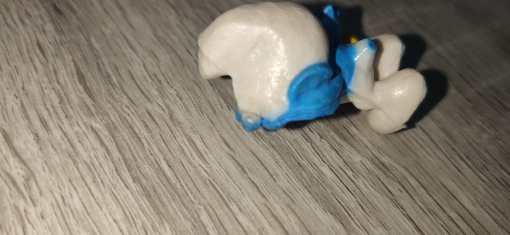 Smerfy figurka Smerf z młotem figurka vintage PRL