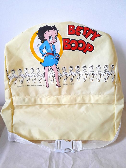 Mochila Pop Vintage dos Anos 80, Raridade Original da Betty Boop 1987/88, Ambar Portugal