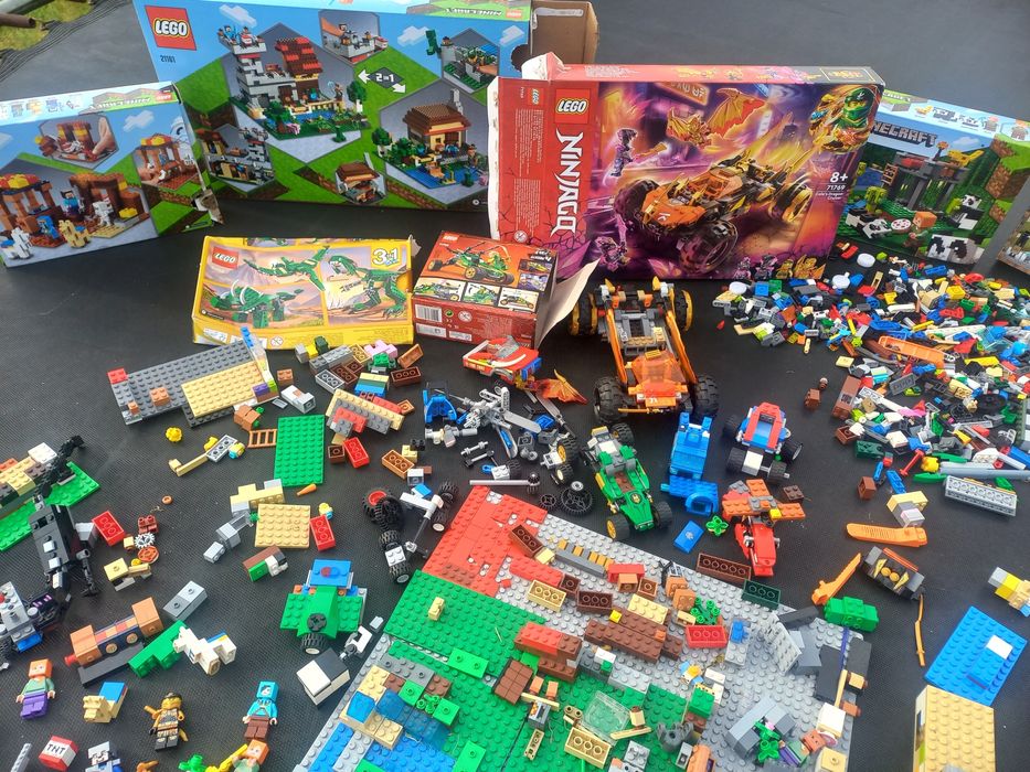 Zestaw lego xxxl minecraft ninjago city technic klocki  duży