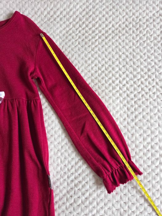 Sukienka z kokardą 122 cm.