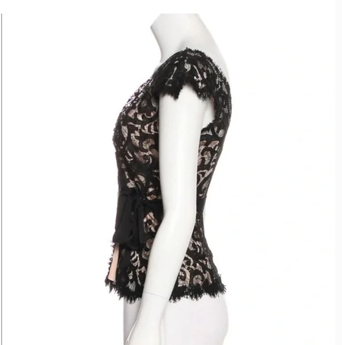 Кружевной топ от diane von furstenberg