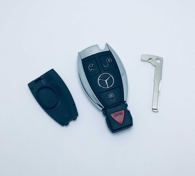 Корпус смарт ключа Mercedes рибка 2 3 4 кнопки ML GL S E C GLE GLC ...