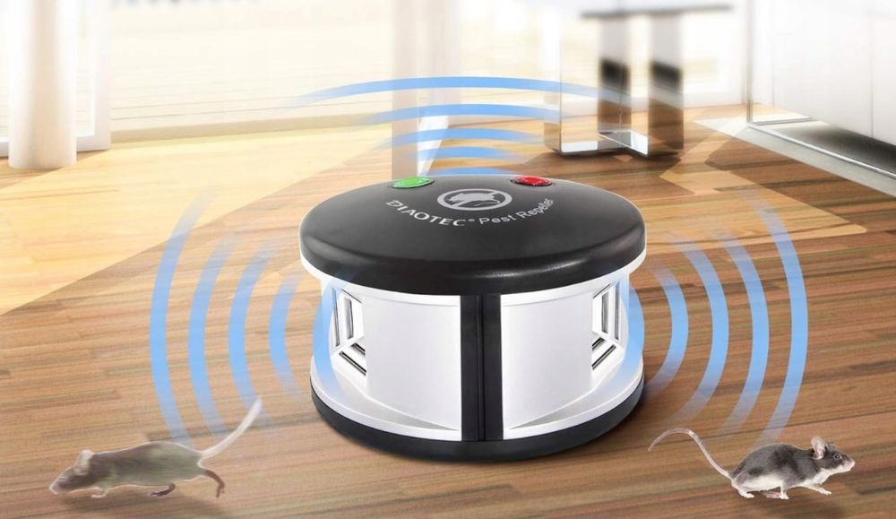 Odstraszacz Ultradźwiękowy Gryzoni Myszy Szczurów Mocny Zasięg 150 m