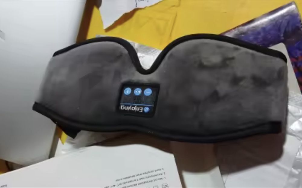 Маска для сну з Bluetooth навушниками бездротова музична пов'язка