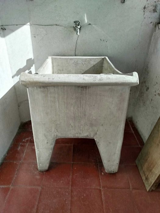 Tanque cimento lavar roupa