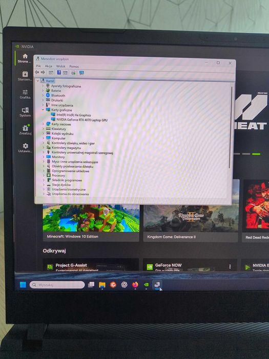 Laptop gamingowy 17 cali RTX 4070 AORUS 17