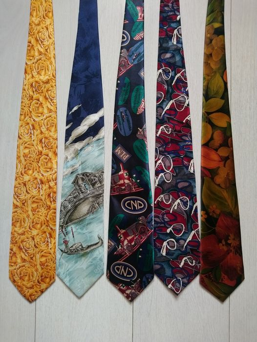 Краватка галстук з принтом
