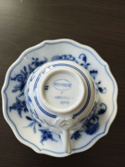 Filiżanka ze spodkiem Meissen