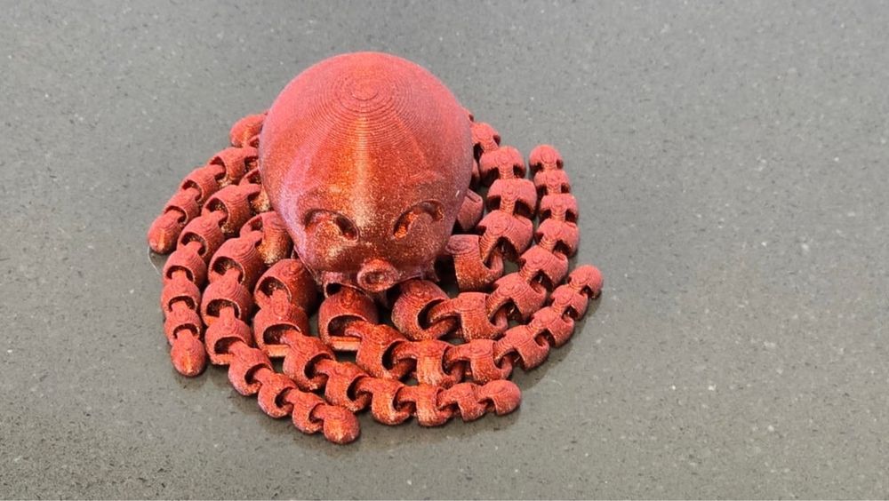 Fidget Toy Polvo articulado 3D