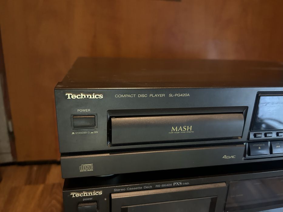 Wieża Technics Cd Deck Wzmacniacz