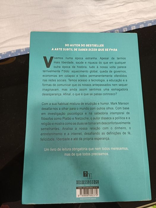 Mark Manson's book "Everything is F*cked"64552530223106121