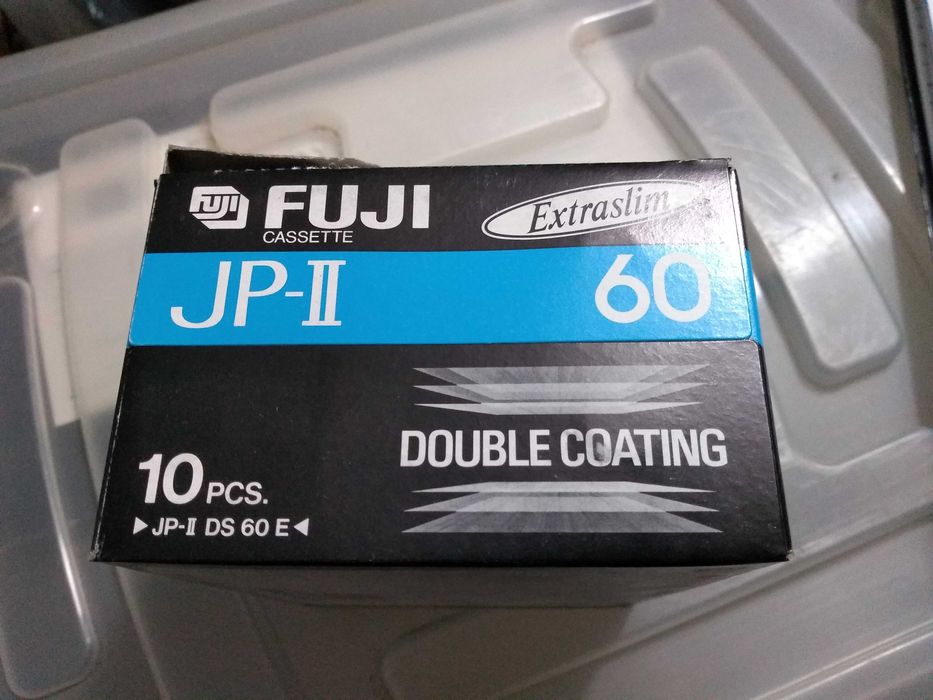 Cassetes de áudio FUJI JP-II 60 VINTAGE, NOVAS!