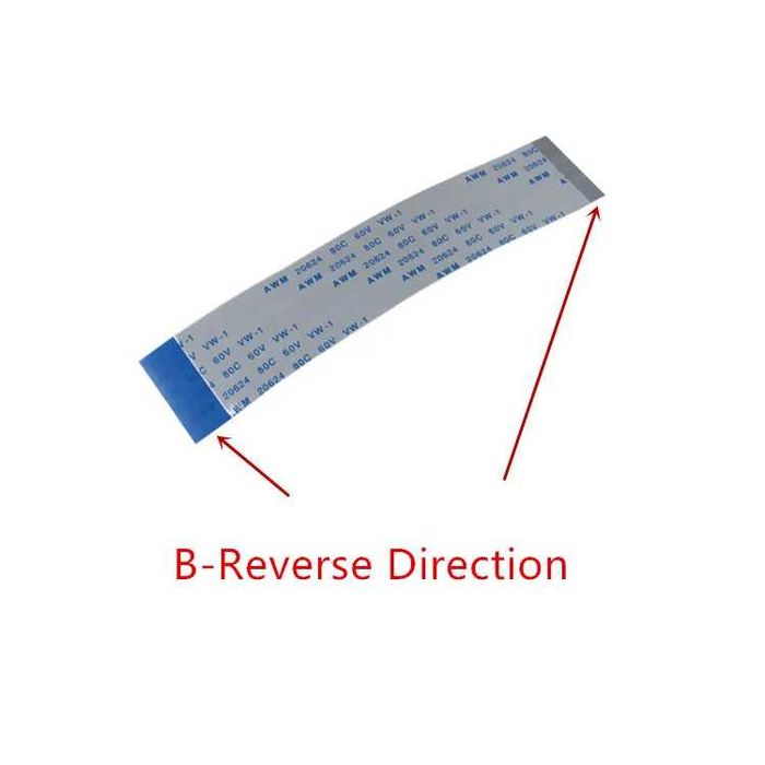 Cabo plano flexível Tipo A/B de Pinos 0,5 e 1mm