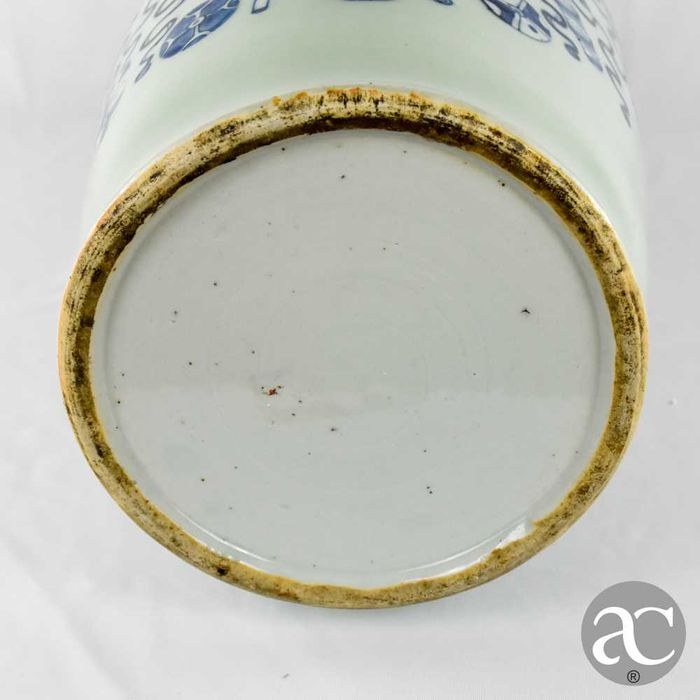 Jarrão em Porcelana da China, dinastia Qing, Reinado Guangxu, séc. XIX