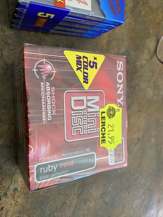 Mini Disc Basf i Sony