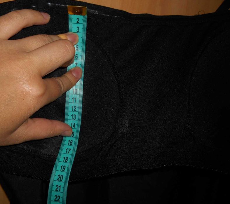 суцільний купальник сукня 54 розмір чорний Бонприкс