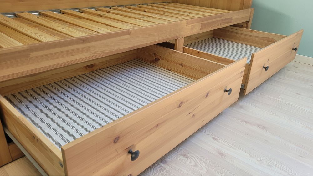 Łóżko IKEA HEMNES drewniane 80x200