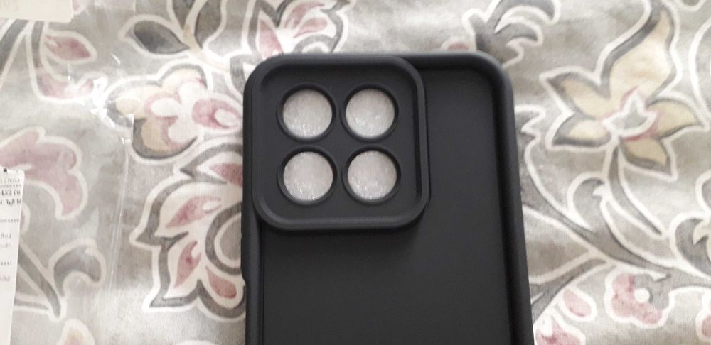Caixa protetora para HONOR X 6b, em silicone preta
