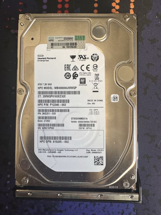HDD 8TB SAS HP Enterprise