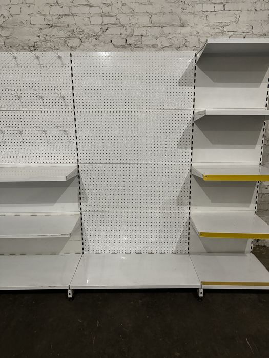 Стелаж металевий торговий перфарований, Торговые стеллажи.Є кількість