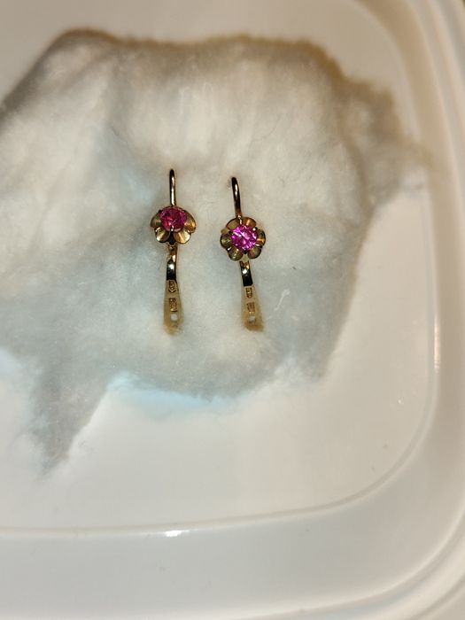 Сережки золоті "радянського періоду"