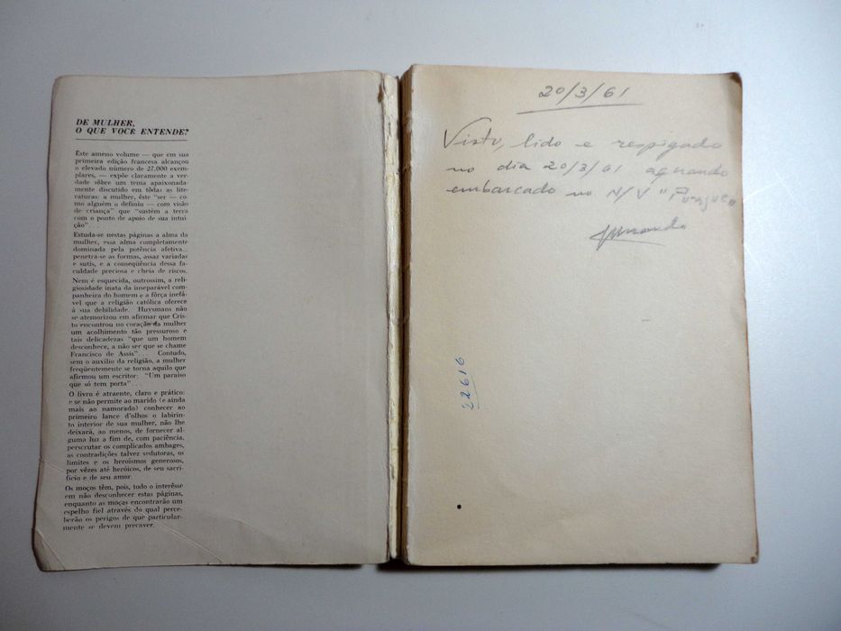 "De Mulher, O Que Você Entende?" (Defrance)