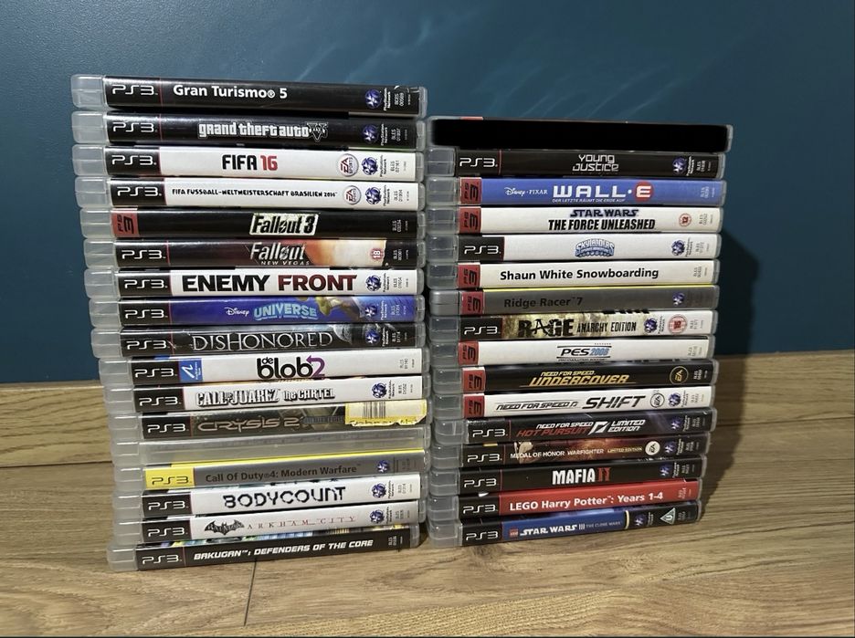 Zestaw 32 gier na konsole Playstation 3