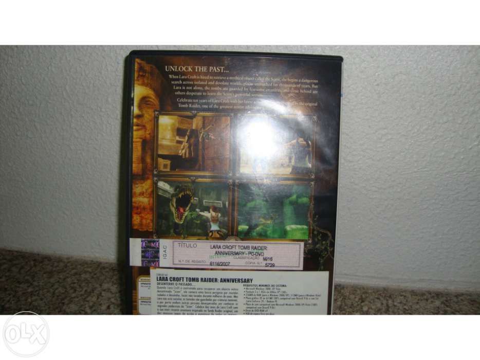 Lara croft tomb raider anniversary original - jogo pc