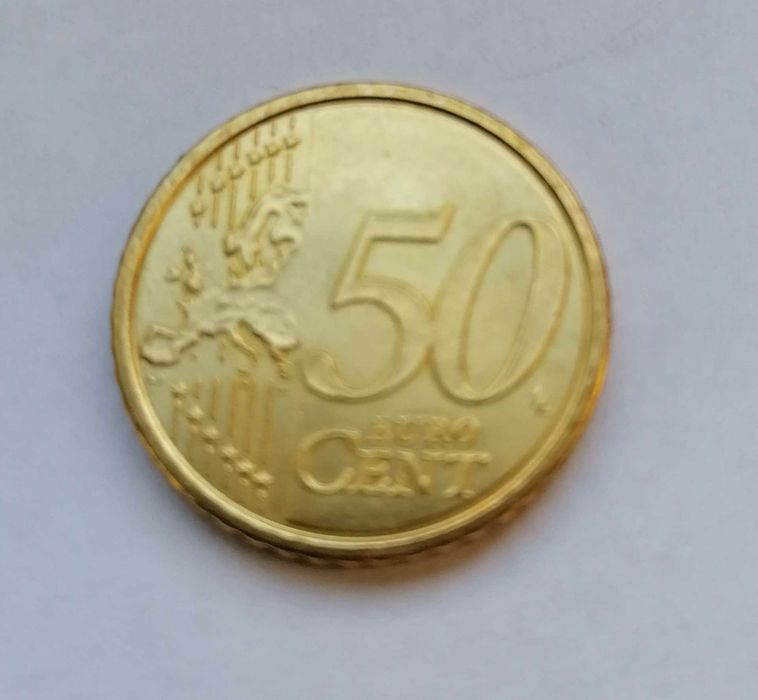 2 moedas italianas L 500 / 50 cêntimos vaticano 2013