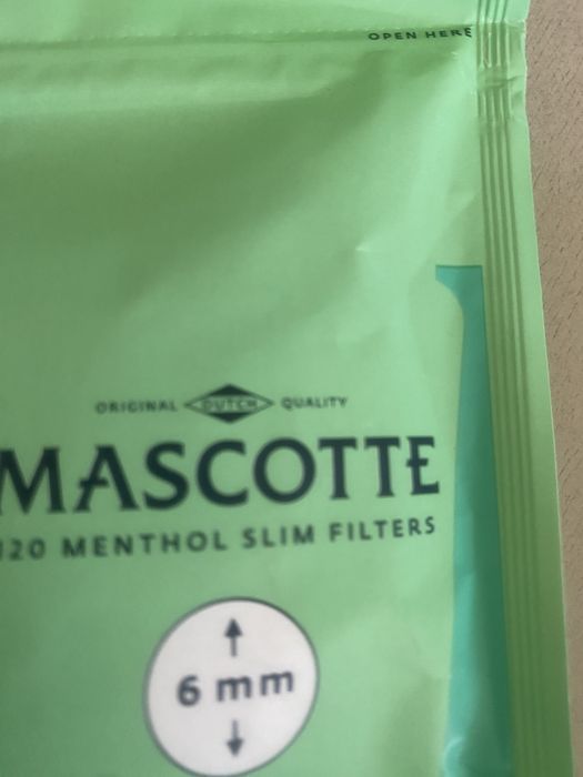 Filtry mentolowe slim ‚6 mm