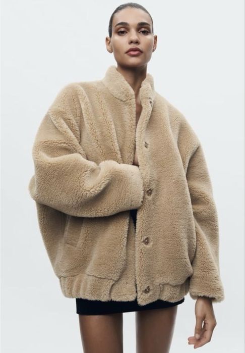 Шубка Zara тедді