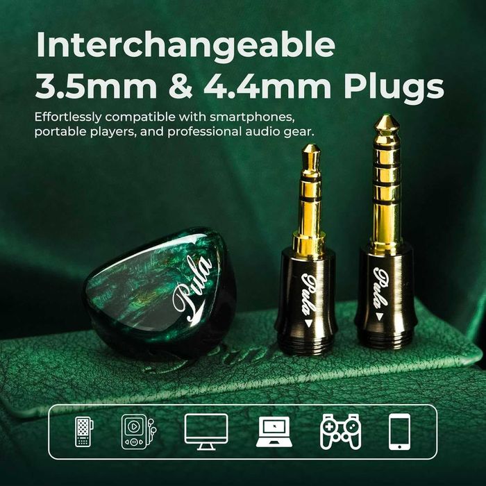 ‼️ PULA Unicrom - проводные IEM наушники 10мм Beryllium Dynamic Driver