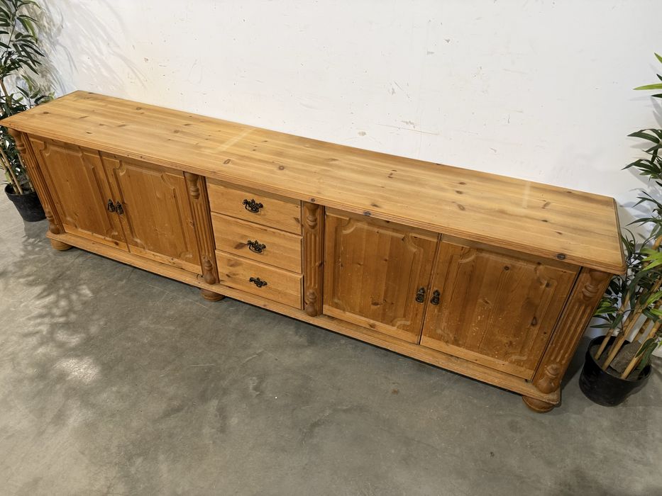 Piękna duża sosnowa komoda lite drewno super stan dowóz wysyłka