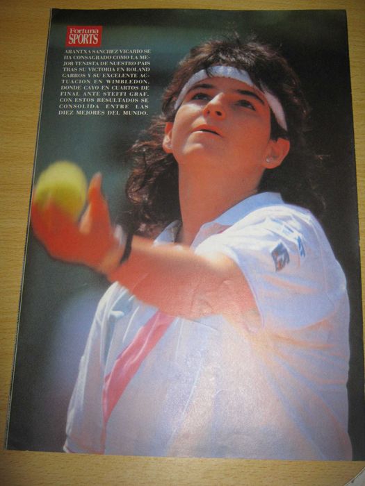 Poster Ténis Arantxa Sanchez Vicario