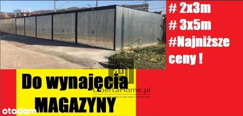 Garaż magazyn self storage ul ceglana 6/15/24m2