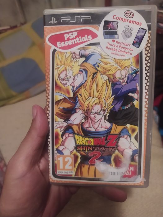 Dragon ball z shin Budokai 2 completo com manual Sony PSP - envio grátis