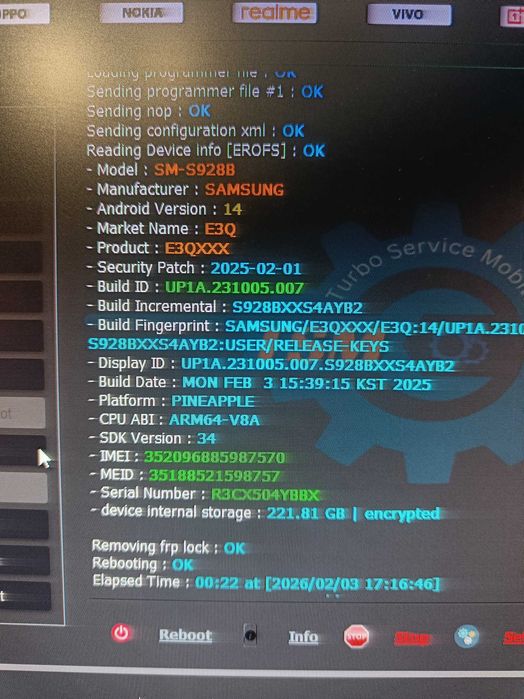 Samsung Galaxy  Ściąganie blokad Pls ,Frp,T Mobile
