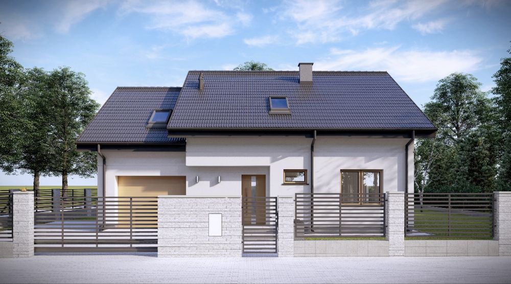 Dom z garażem 155 m2 gm. Dobrzyniewo Duże