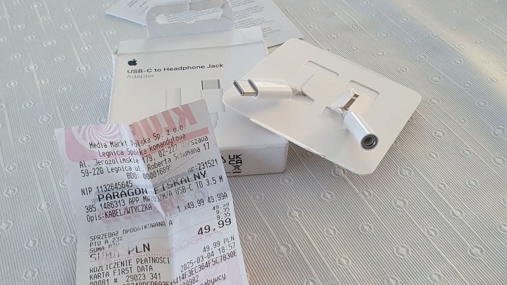 Adapter przejściówka Apple