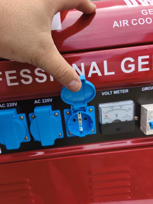 Gerador 8500w de arranque de corda monofásico e trifásico