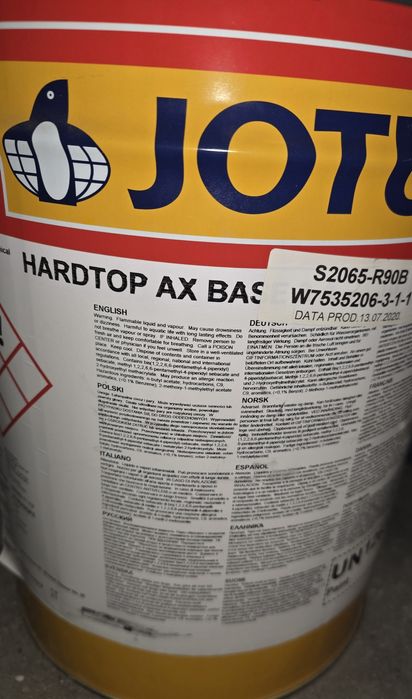 Farba poliuretanowa nawierzchniowa niebieska 5015