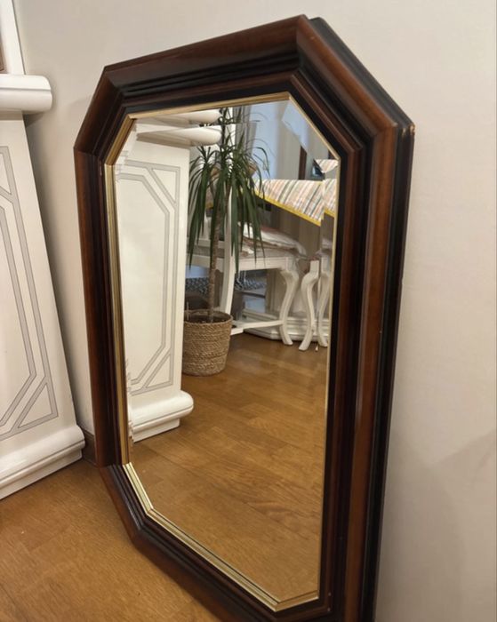 Espelho vintage em madeira