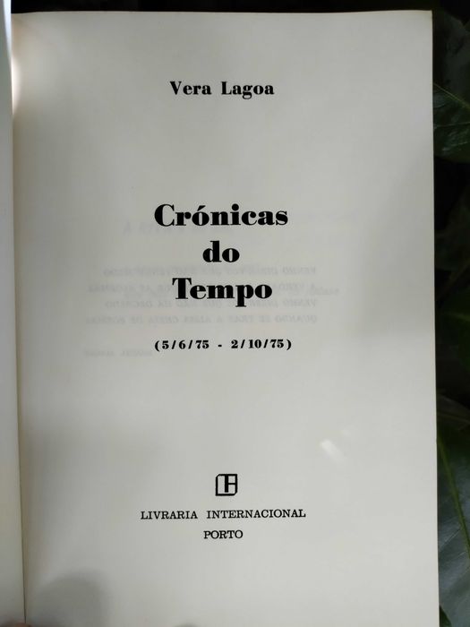Crónicas do Tempo (Vera Lagoa)