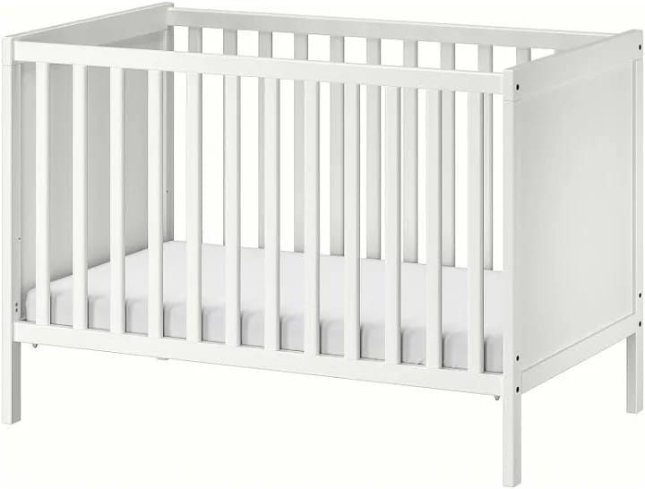 Berço IKEA SUNDVIK branco 60x120 + colchão IKEA
